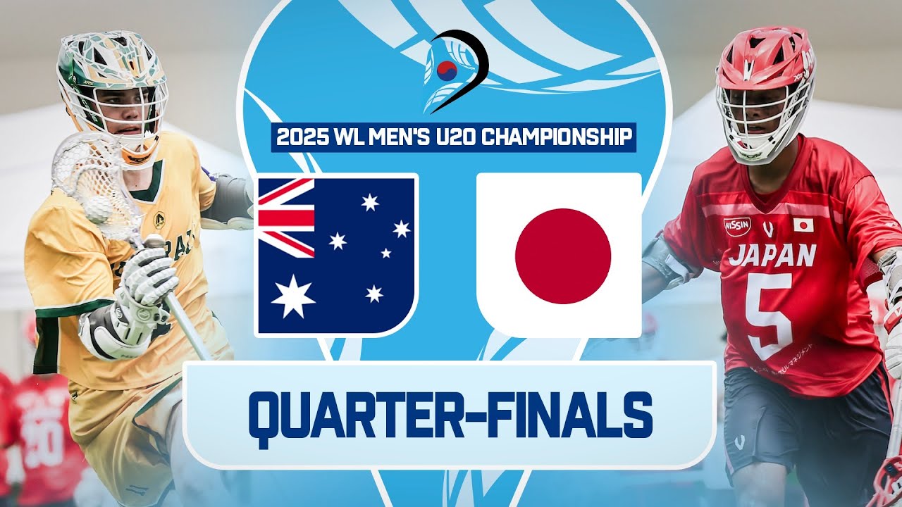 Australia v Japan | Quarterfinal | 2025 World Lacrosse Men's U20 Championship