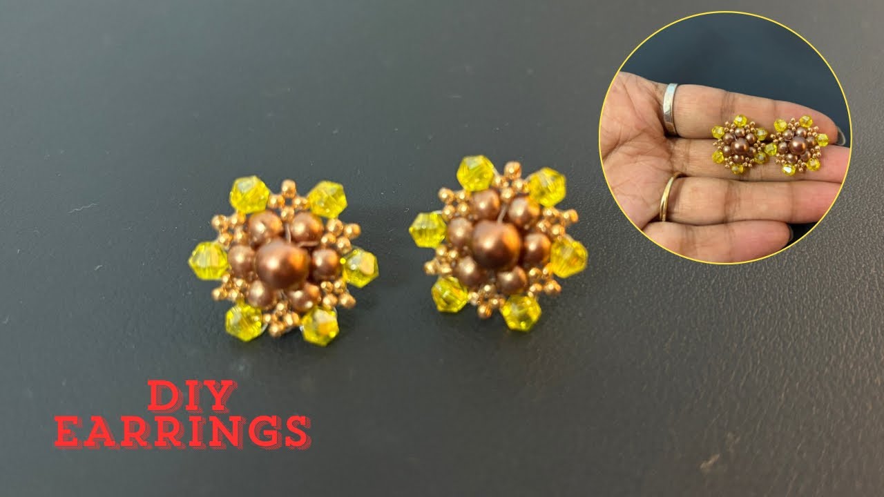 Beautiful Beaded Earrings You Can Make at Home! |Easy DIY Earring Tutorial for Beginners