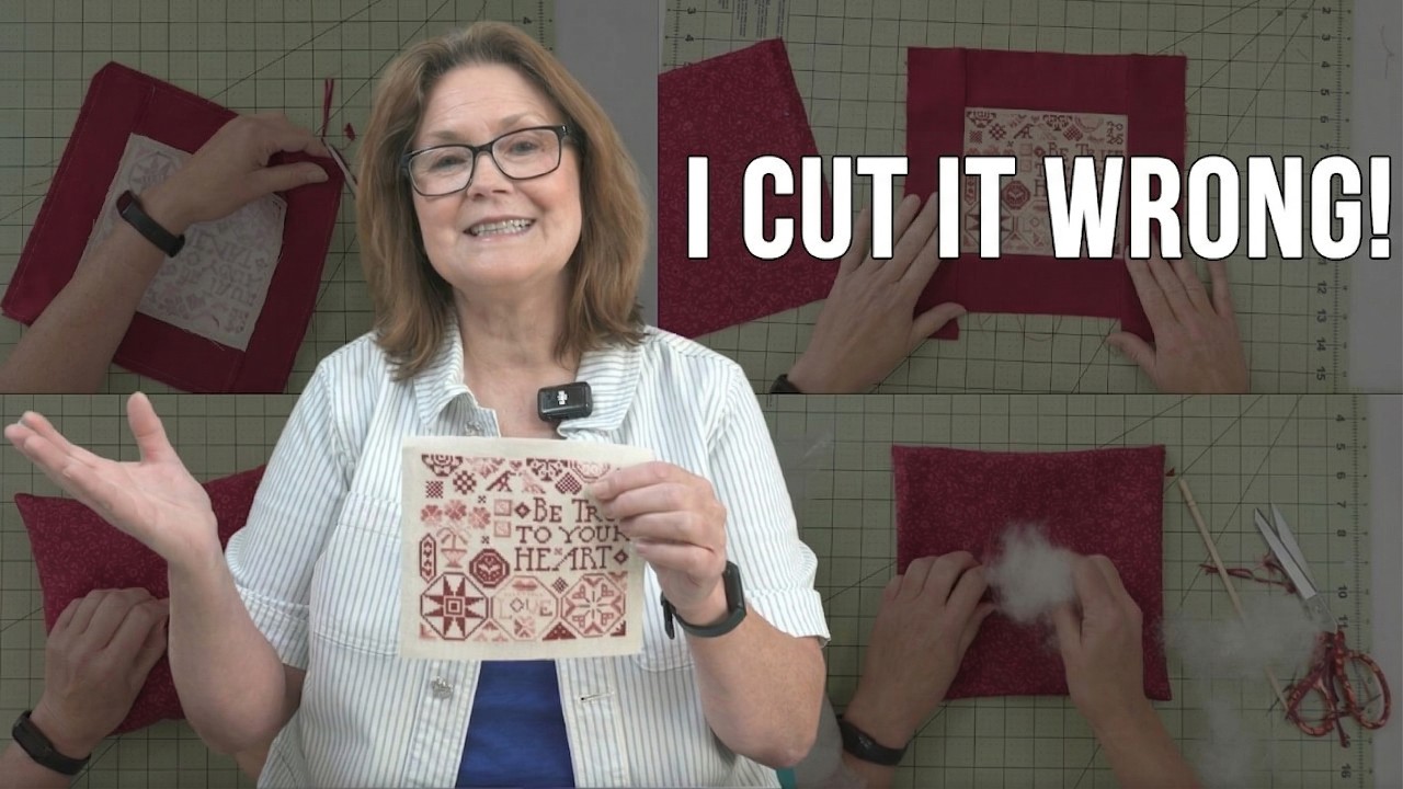 Here’s How I Saved It! - Tips for Finishing your Cross Stitch or Embroidery Project - on FlossTube