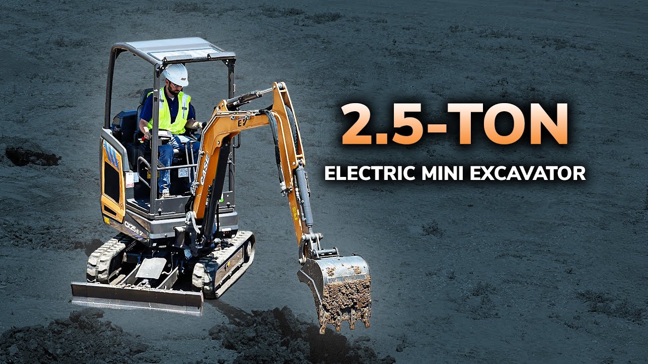Case CE CX25EV Electric Mini Excavator | Walkaround, Features & Specs