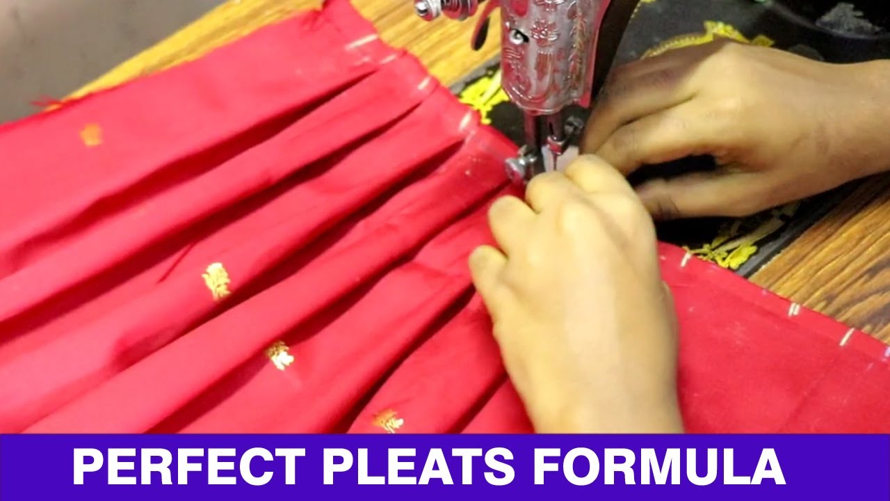 basic stitching tips for beginners | Perfect pleats for skirts