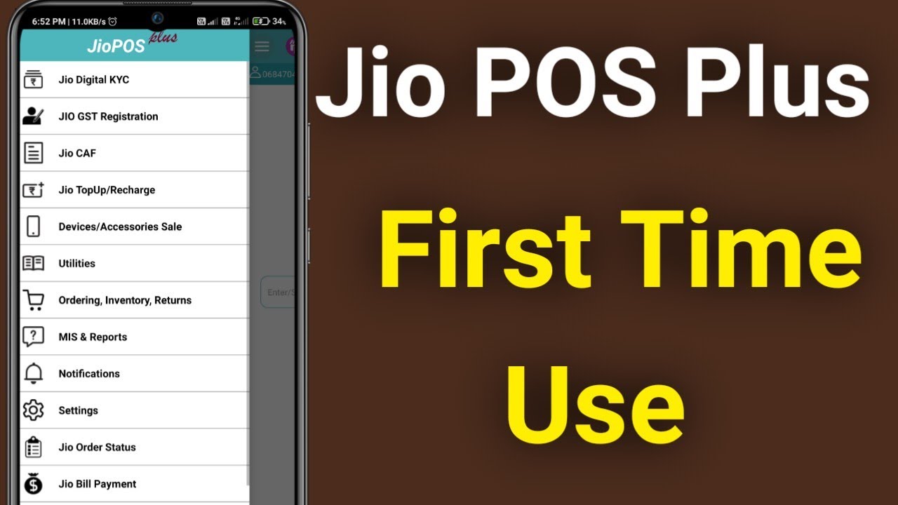 How to use Jio POS Plus for the first time.