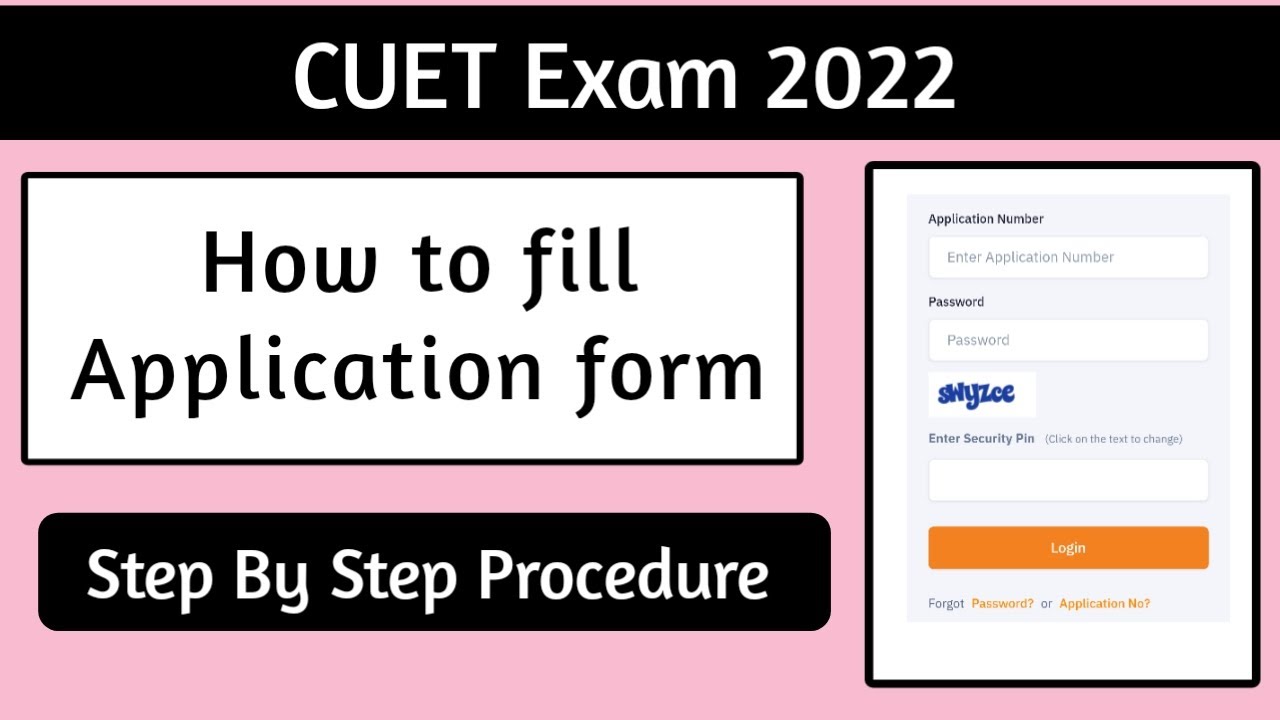CUET 2022 Registration started| How to fill cuet application form 2022| CUET 2022| CUET Exam 2022