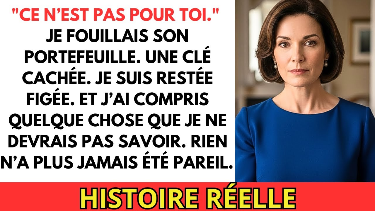 J'ai trouvé une clé cachée dans son portefeuille... Ce qu'elle ouvrait a brisé notre famille.