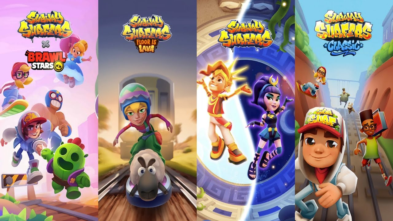 Subway Surfers : Brawl Stars 2025 🆚 Easter Ireland 2024 🆚 Greece 2025 🆚 Classic 2024