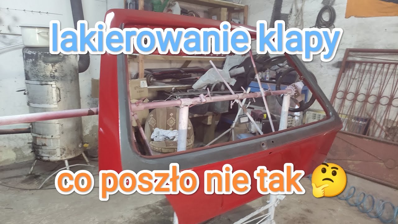 Volkswagen Golf 2.3 vr5 lakierowanie klapy. coś poszło nie tak... 😕
