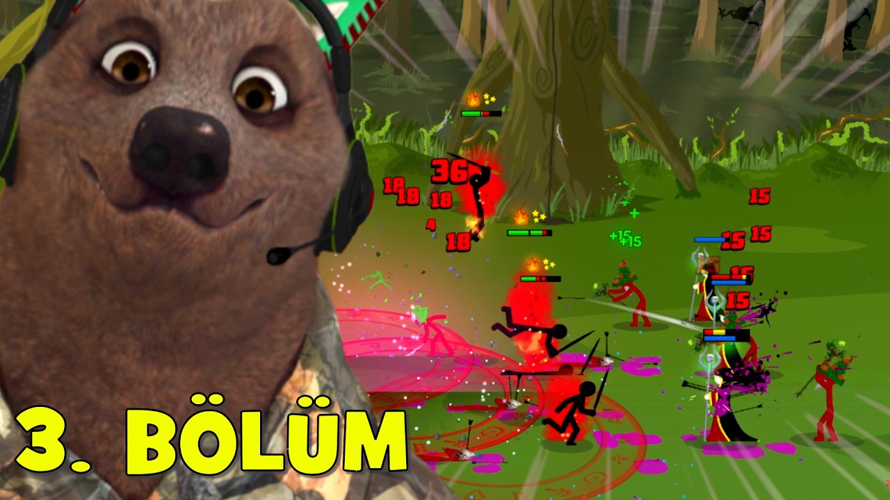 YA HEP YA HİÇ! Büyücü Ordusuyla Savaştım Ve Yeni Özellikler Açtım | Stick War Saga 3. Bölüm