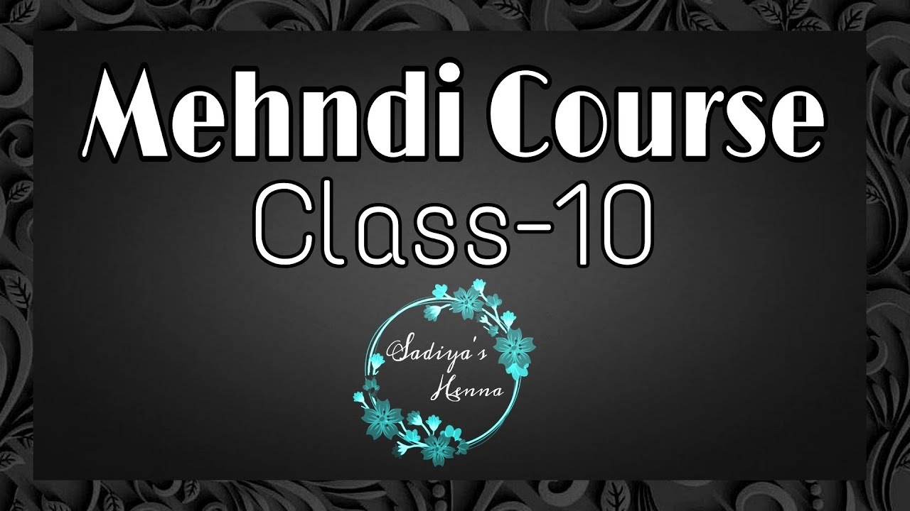 Mehndi class 10 | 3D Floral Bunches | Mehndi | Mehndi tutorial | Mehndi kaise lagae | Mehndi Course