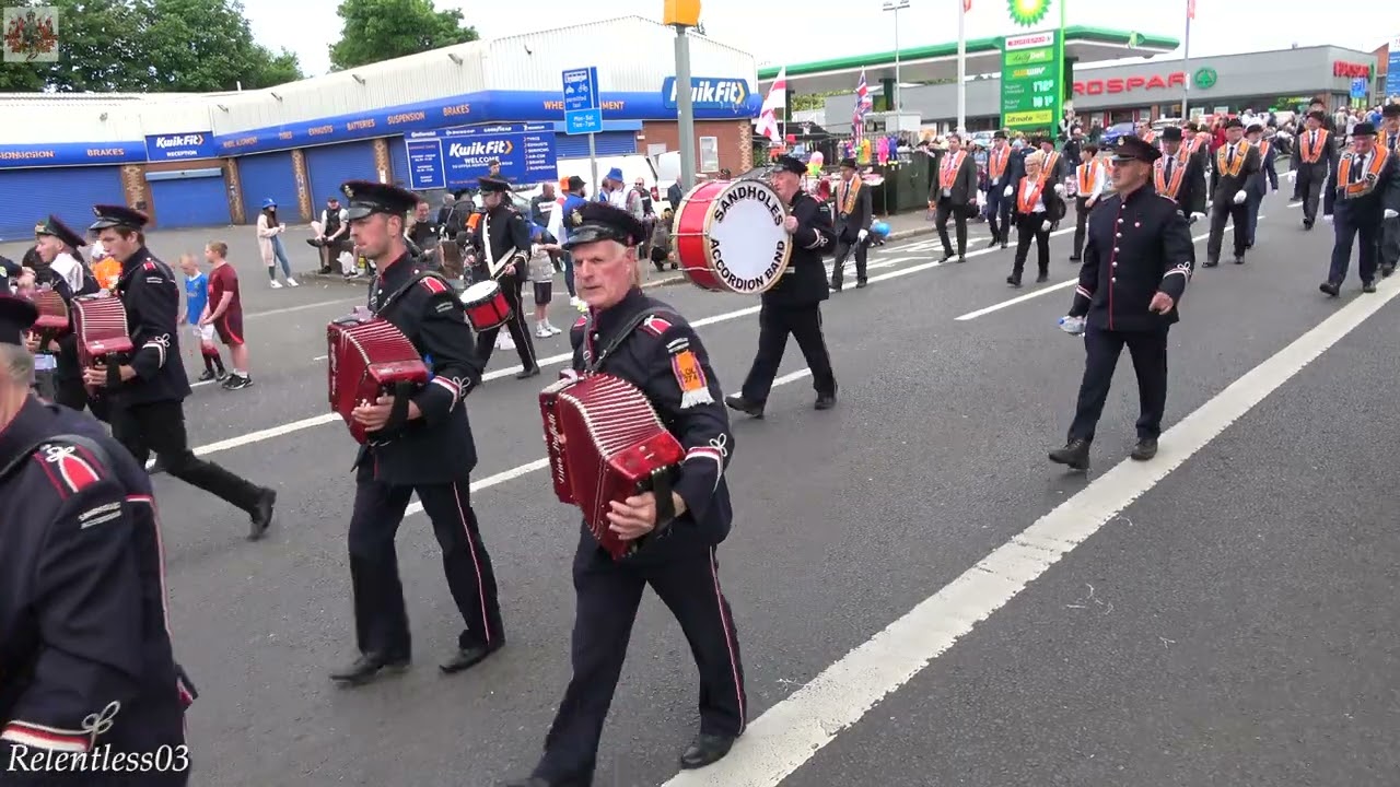 Sandholes Acc. Band @ G.O.L.I. NI Centennial Parade ~ 28/05/22 (4K)