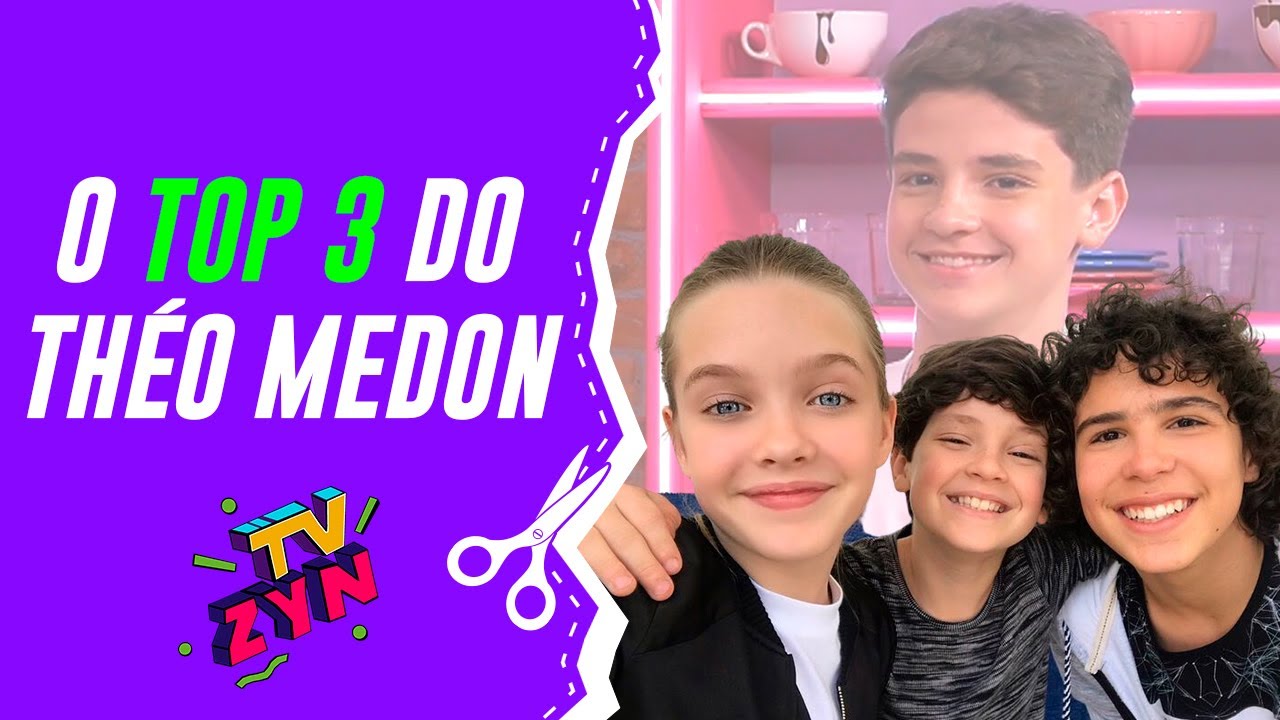 THÉO MEDON REVELA O SEU TOP 3 DE POLIANA MOÇA | CorteZyn #CozynhandoIdeias