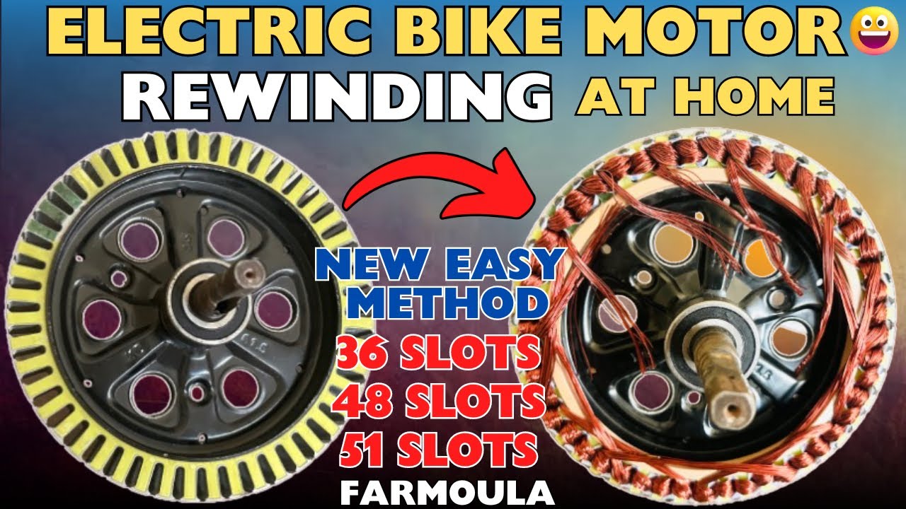 Electric bike motor rewinding | Hub motor rewinding turns pettren | BLDC electric bike motor rewind