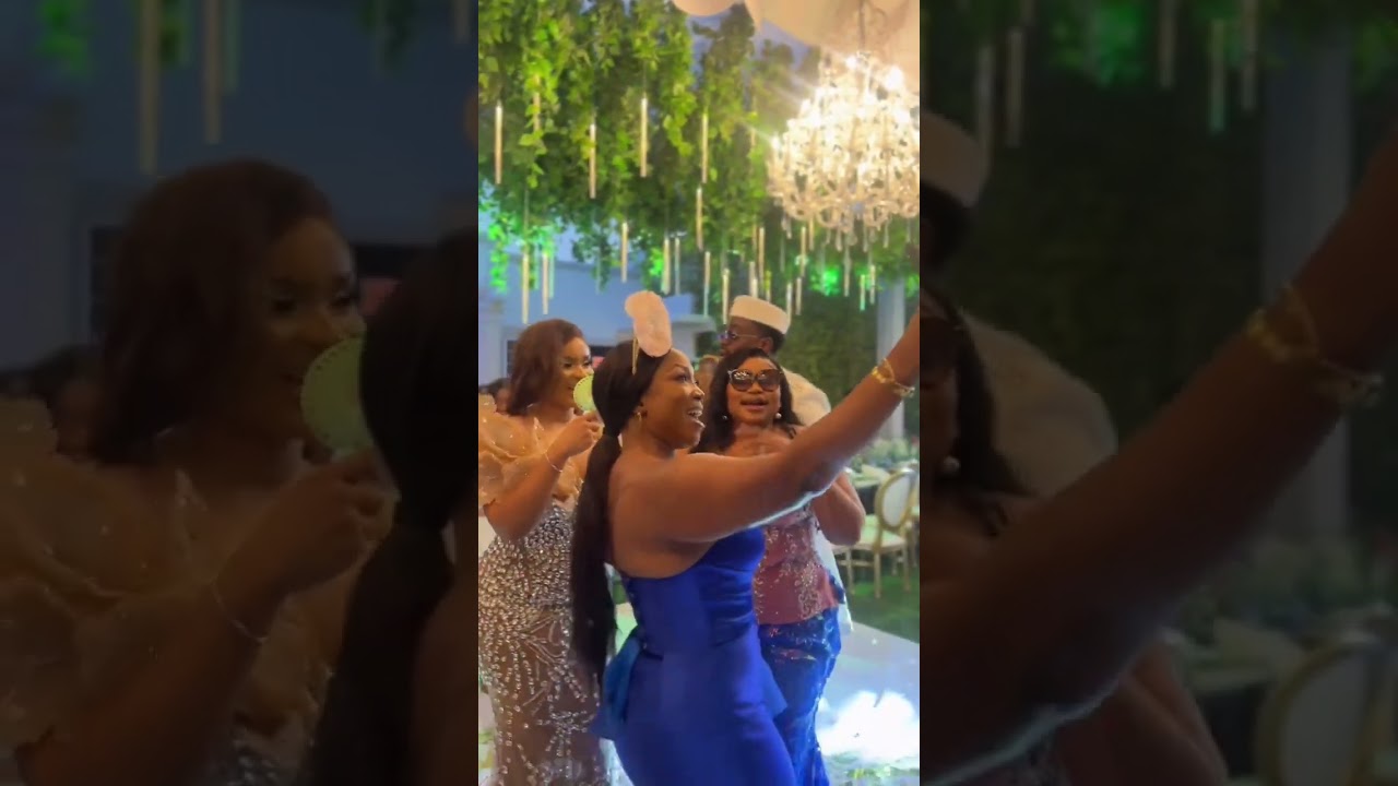 RUTH KADIRI &THE LEGENDARY MAJID MICHEL IN GHANA AT THE WEDDING CEREMONY OF TOOSWEET #youtubeshorts