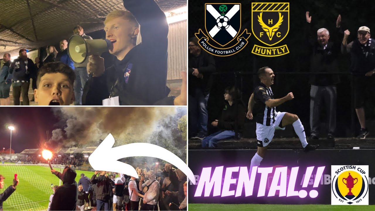 Pollok Put SIX Past Huntly in Scottish Cup RETURN!! 🔥