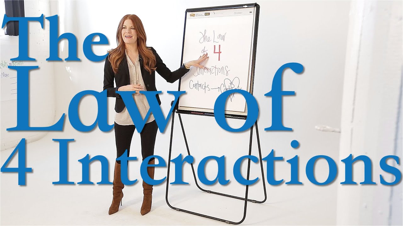How to Close More Sales - The Law of 4 Interactions