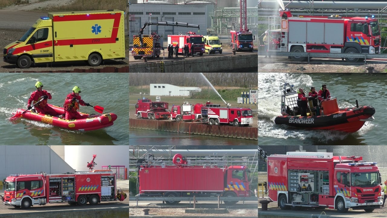[SPECIAL] Demonstraties van Bedrijfsbrandweer BASF, Covestro, Evonik, ESSO,... & BZA tijdens JOIFF!