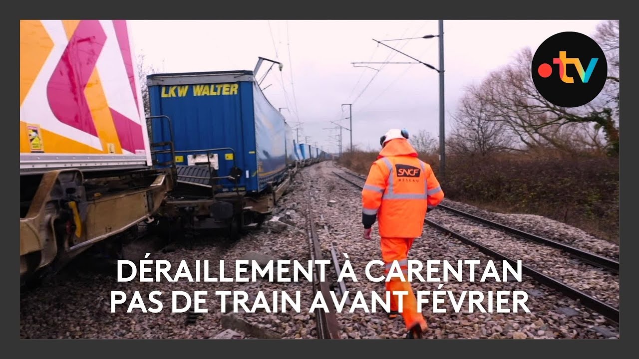 Pas de train Lison-Cherbourg jusqu'&agrave; nouvel ordre apr&egrave;s un d&eacute;raillement