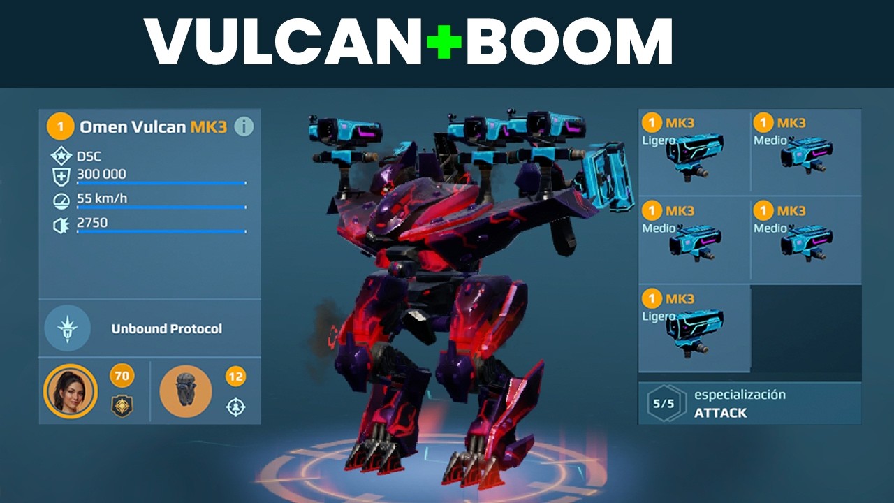 War Robots: Vulcan + Pow + Bash | 600M ЧИСТОГО УРОНА! | Gameplay