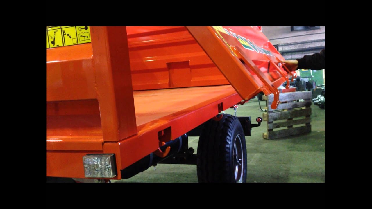 3,5t three way tipping trailer SPT 3,5 / Umega trailers