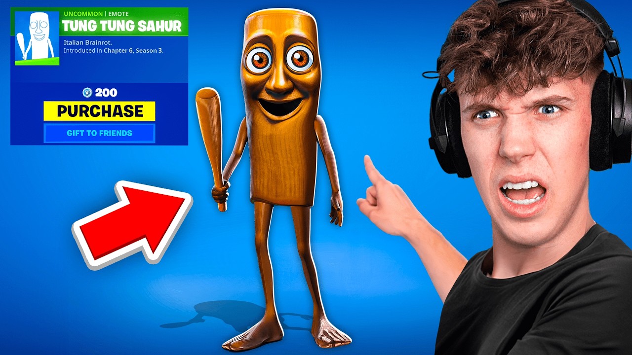 Using BRAINROT to WIN Fashion Show! (Fortnite)