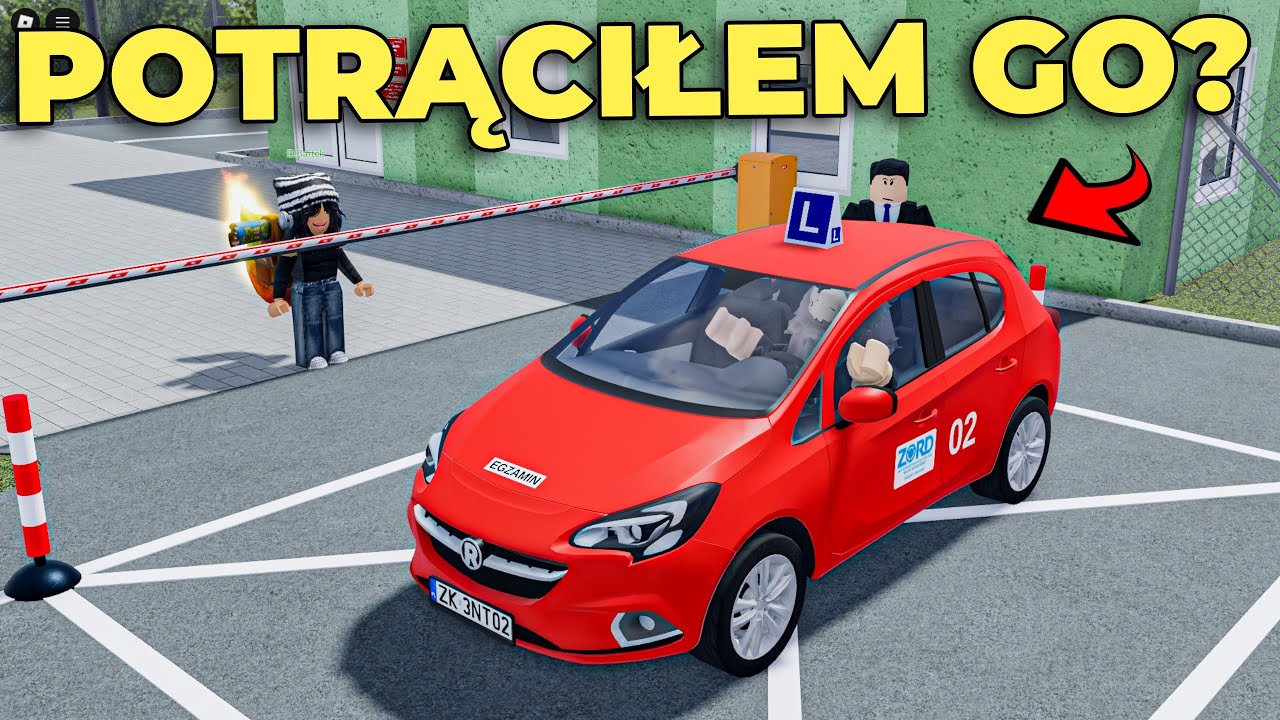 NAJCZĘSTSZE BŁĘDY NA EGZAMINIE PRAKTYCZNYM PRAWO JAZDY w PCD - Hogaty w Roblox - Polish Car Driving
