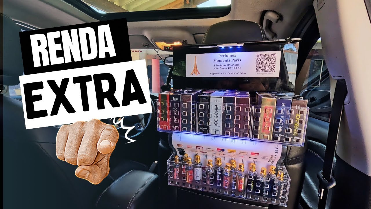 RENDA EXTRA✅ Como eu Trabalho com Vendas de Perfumes no Carro? Uber, 99pop, indriver
