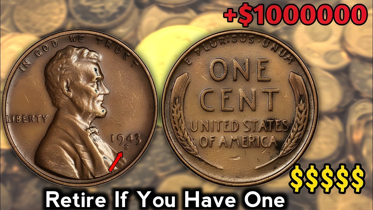Most Valuable 1943 Copper Penny Coin Worth Millions &mdash; The Rarest Old Coin in U.S. History!