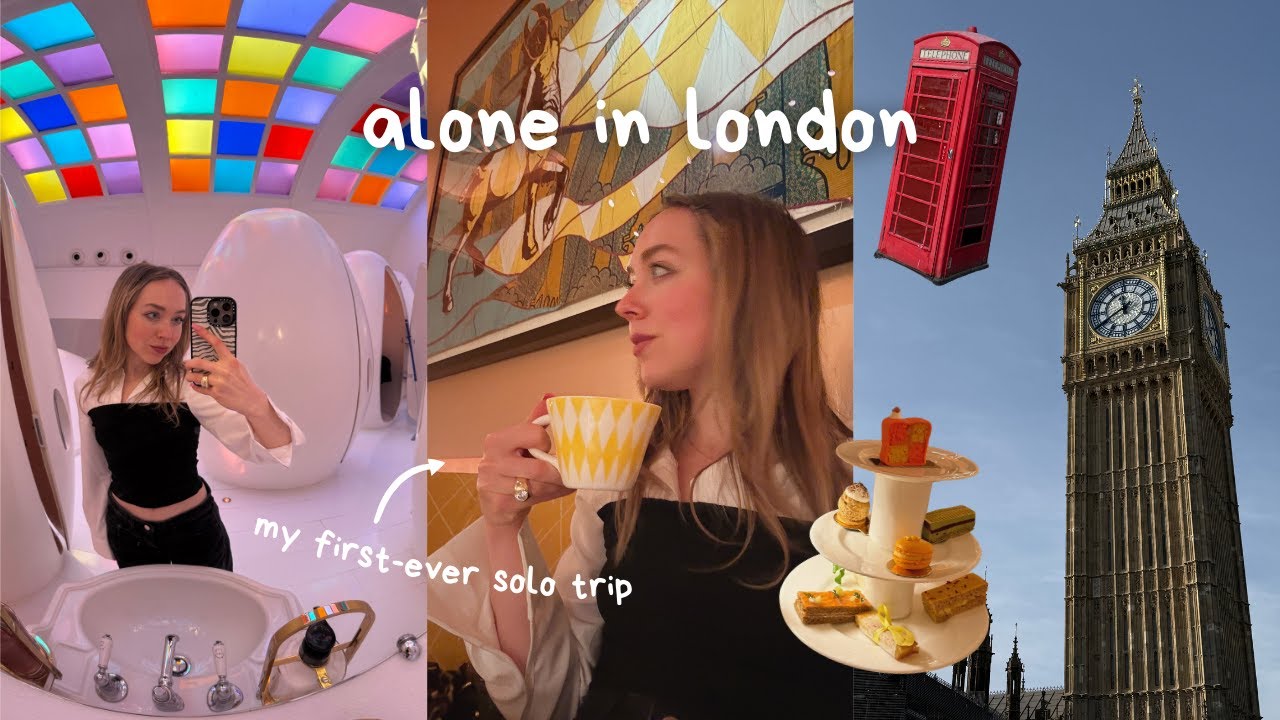my first-ever solo trip to london 🇬🇧✨ things to eat, see, and do alone