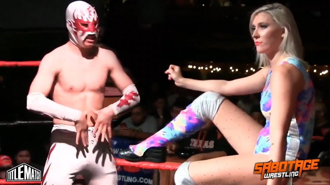 Heather Monroe vs Fuego Del Sol (Intergender Wrestling) Sabotage 