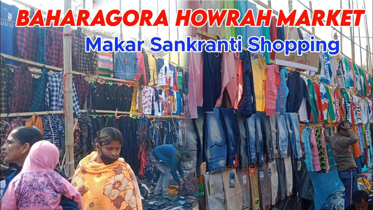 Makar Sankranti  Special Shopping Market Baharagora Howrah Market