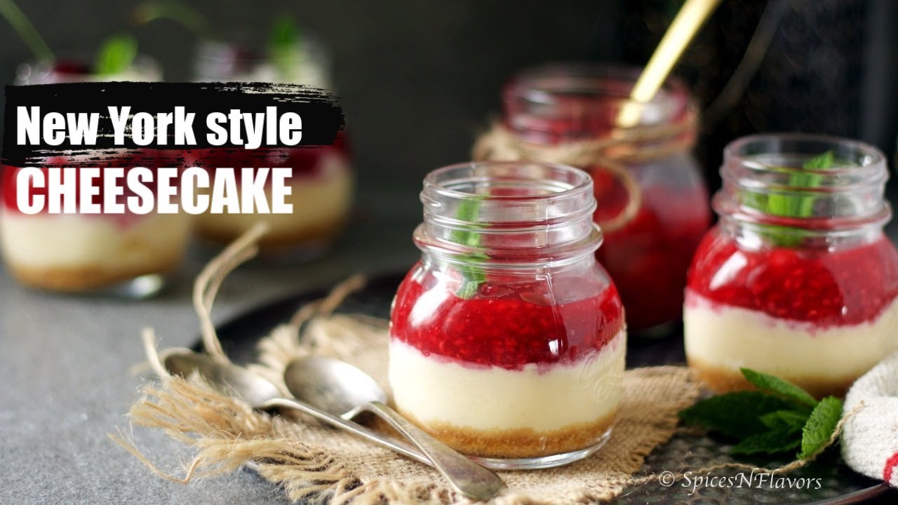 New York style Instant Pot Cheesecake Jars