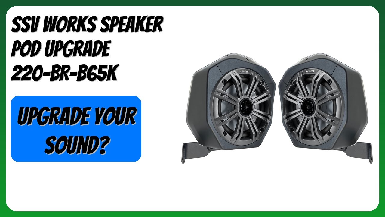 REVIEW (2026): SSV Works Speaker Pod Upgrade 220-BR-B65K. Features