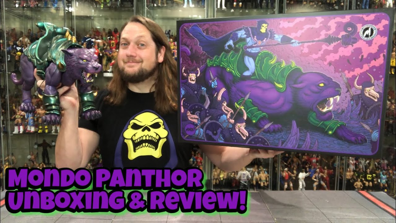 Panthor Mondo Masters of the Universe Unboxing & Review! Purple Power!