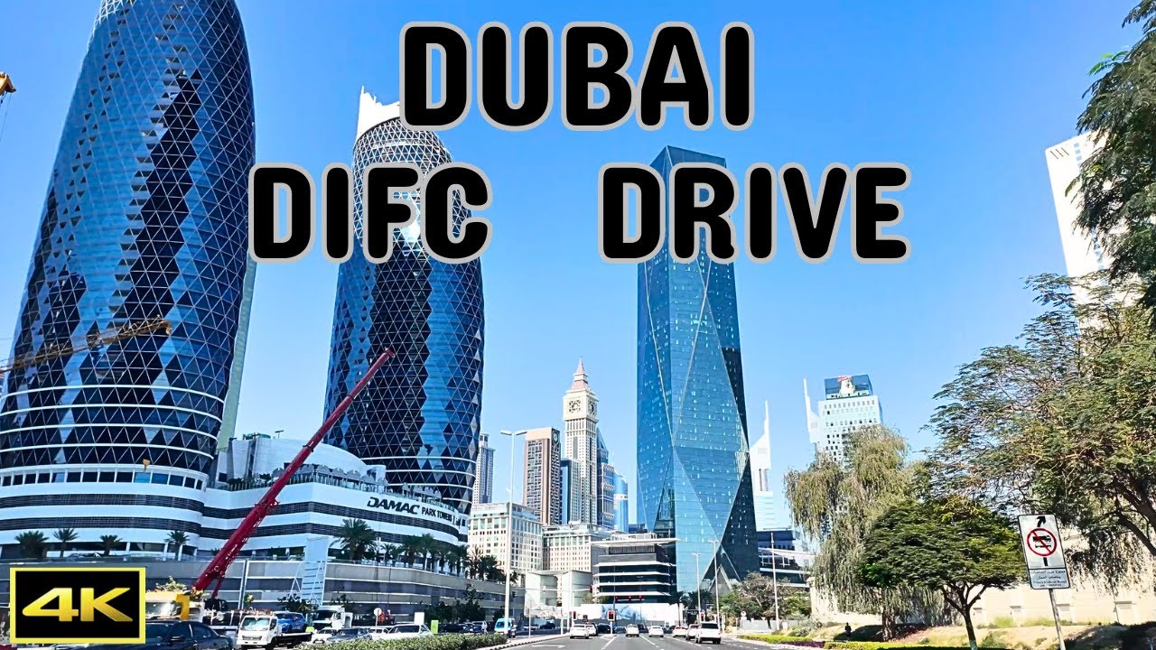 Dubai | DIFC to Museum of the Future | Driving Tour | 4K | 2024