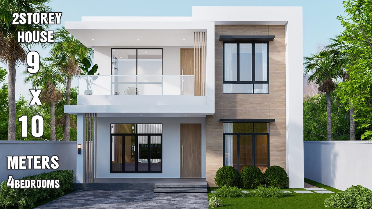 2Storey House Design | Modern House (4Bedrooms)