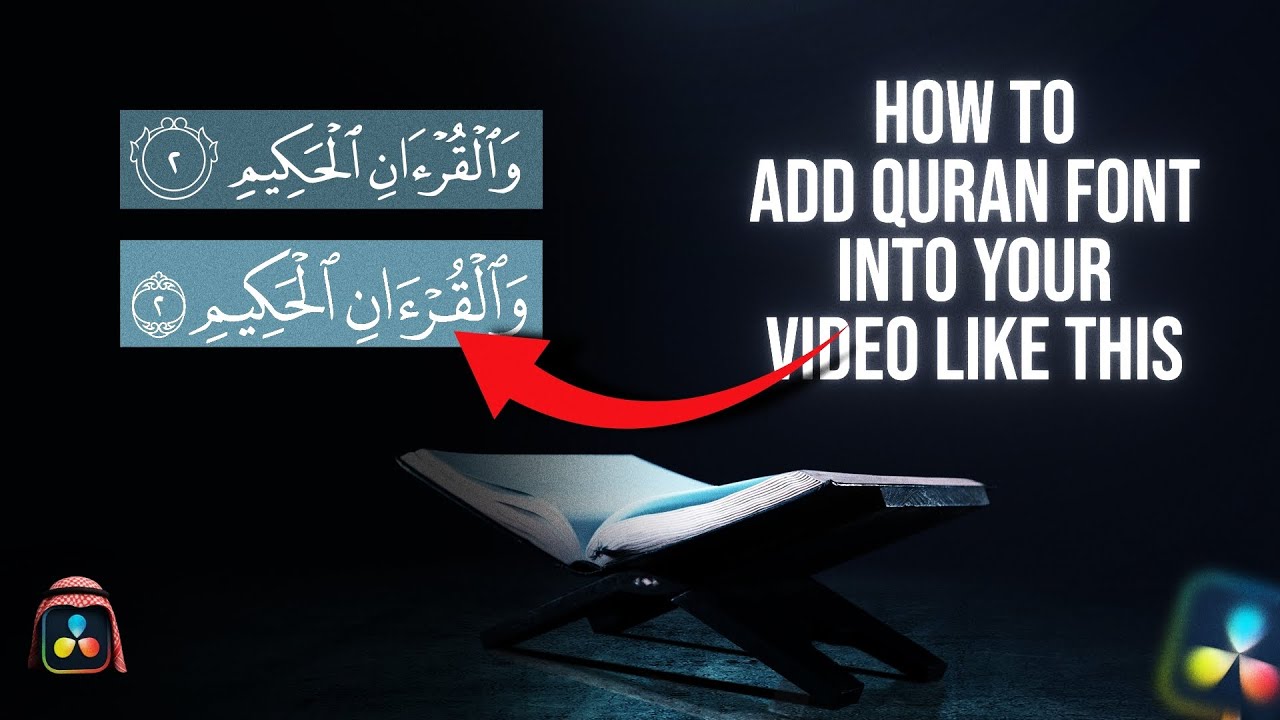 How to Add Quran Font to Your Videos (Step-by-Step Guide) | Muslim Resolve