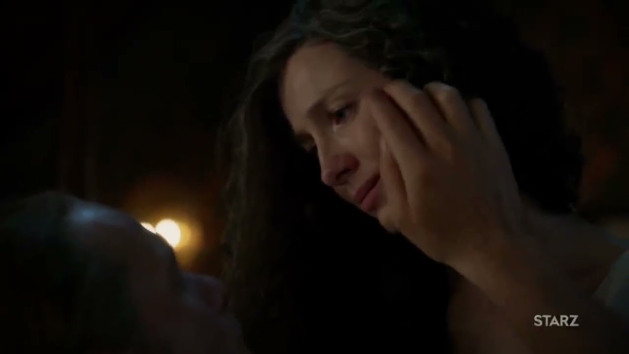 Outlander Claire & Jamie Kiss l Caitriona Balfe Sam Heughan