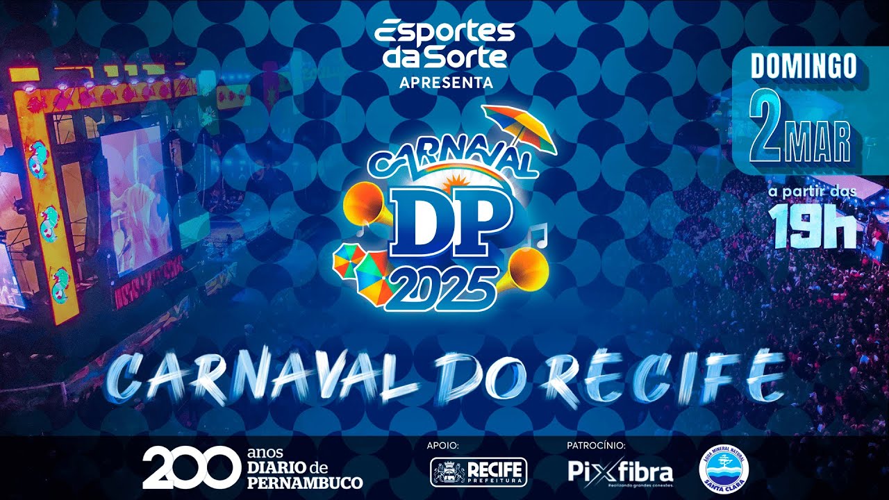 CARNAVAL DO RECIFE - MARCO ZERO 02/03/25 - AO VIVO