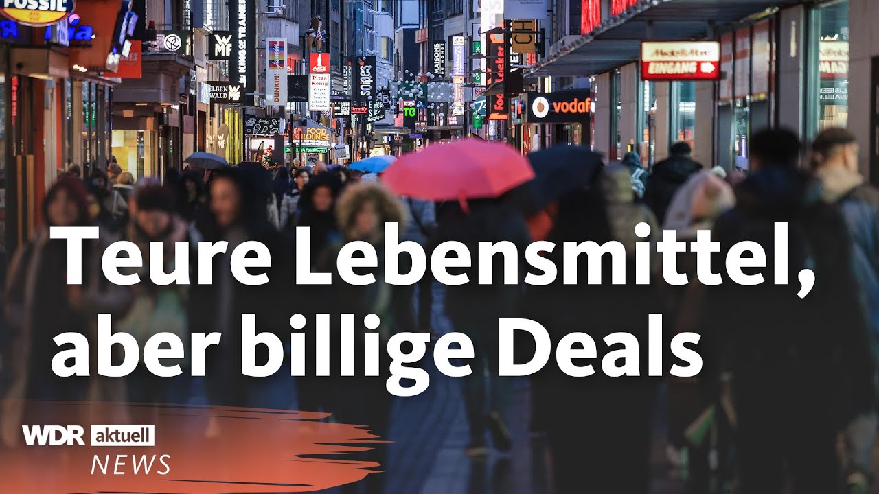Black Friday und Inflation: Steigende Preise im Supermarkt, Rabatt-Rausch in der City | WDR aktuell