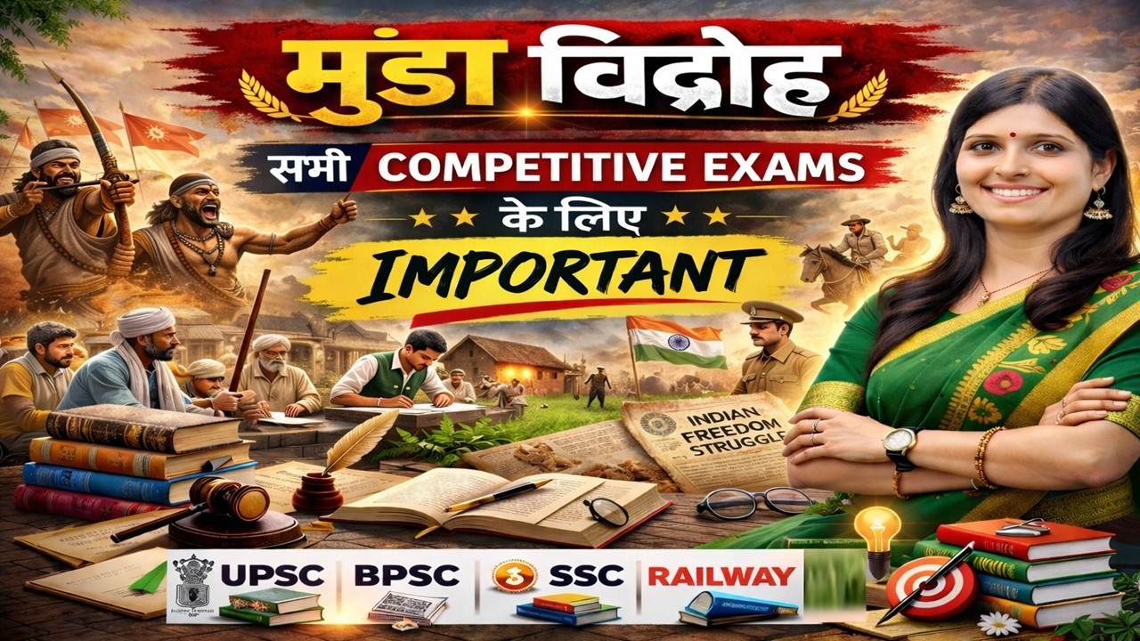 BPSC TRE 4.0 Exam | Munda Aandolan Important for All competitive exam BPSC SSC KVS| By Sweety Mam