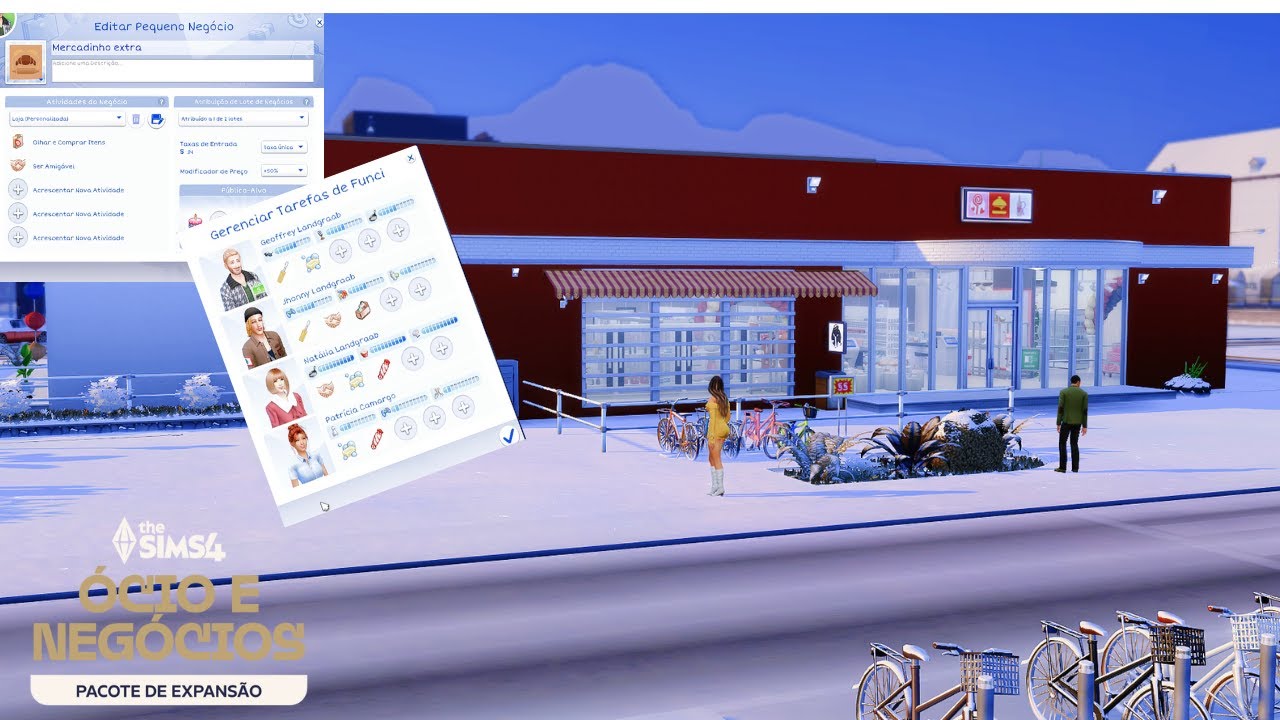 MEU MERCADINHO FUNCIONAL ATUALIZADO! | ÓCIO E NEGÓCIOS | THESIMS 4