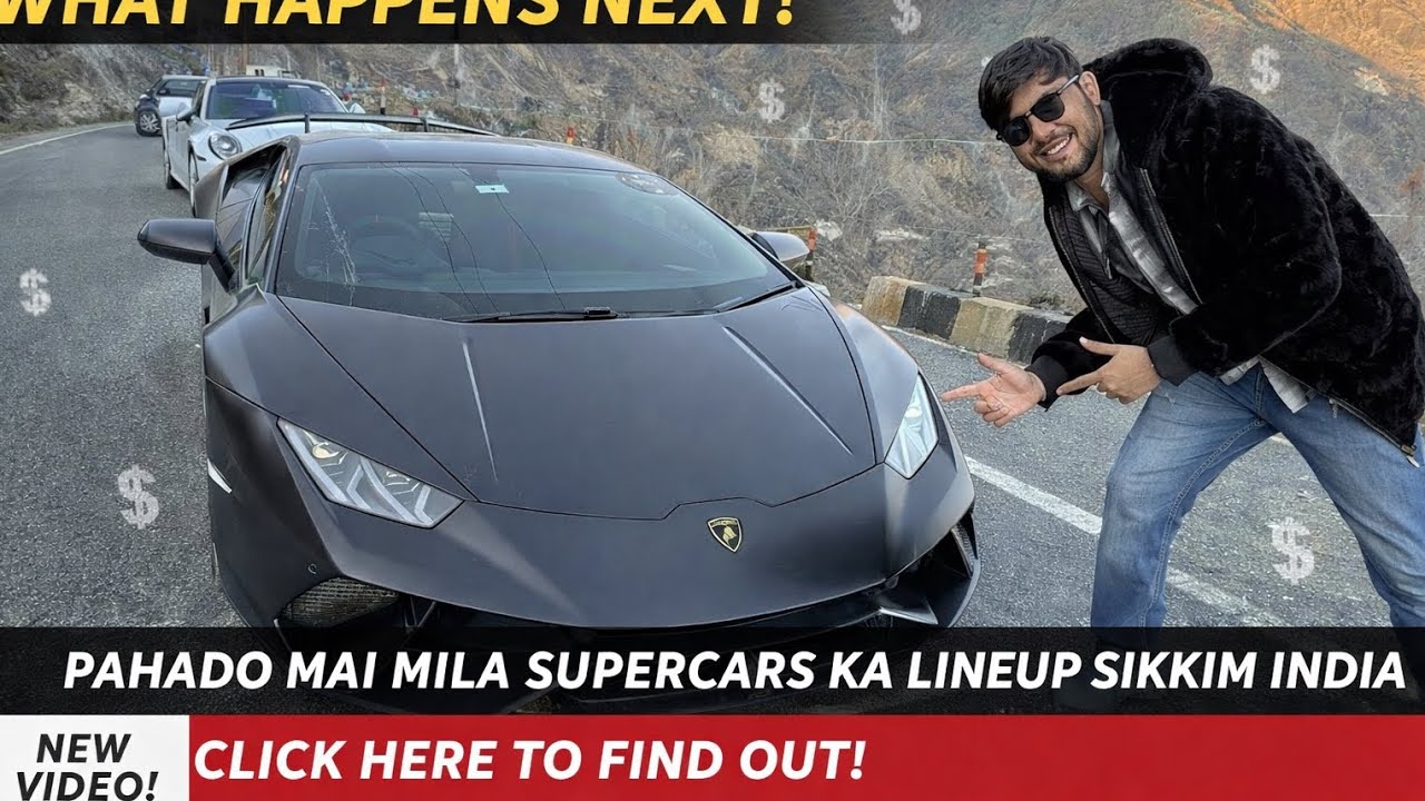 Driving to Indo-China Border and found SUPERCARS! 🇮🇳 (Nathula Pass Sikkim)
