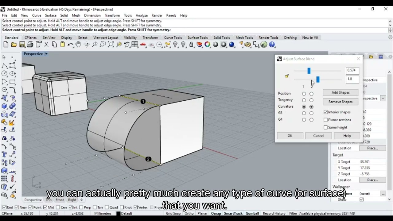 Intro to Rhino: Detailing and Working with Solids: Part 4
