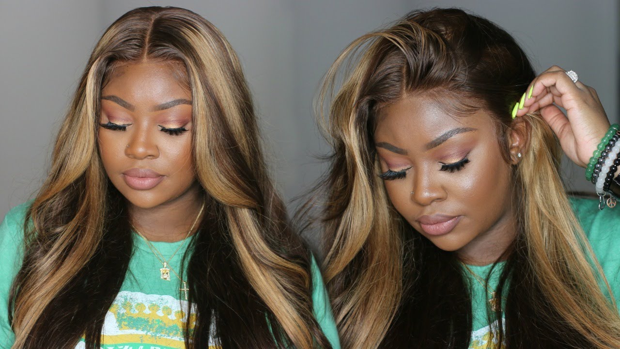 Honey Blonde Ombre Highlights (No Dye Needed!) | Nadula Hair