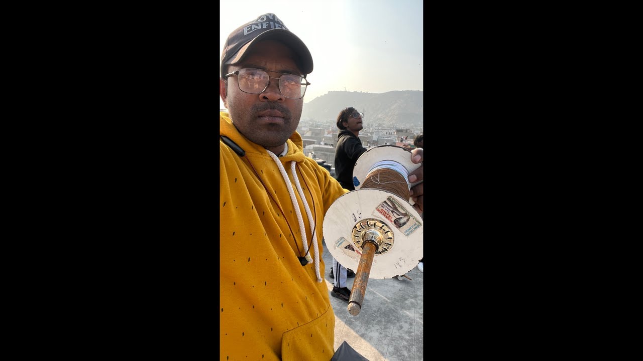 kite flying in jaipur Live