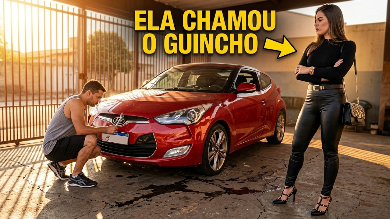 A MILIONÁRIA chamou guincho e foi embora — voltou de joelhos pro PAI SOLTEIRO MECÂNICO de madrugada