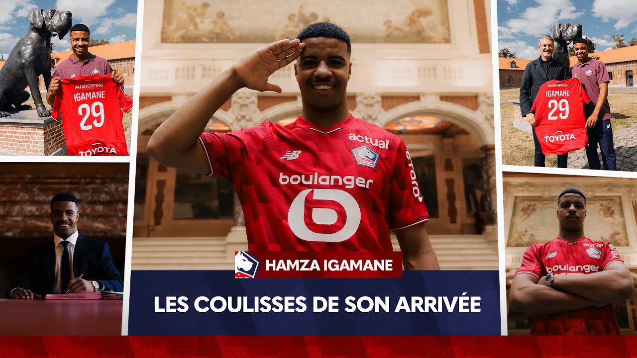 Dans les coulisses de la signature d'Hamza Igamane au LOSC 🎬🇲🇦