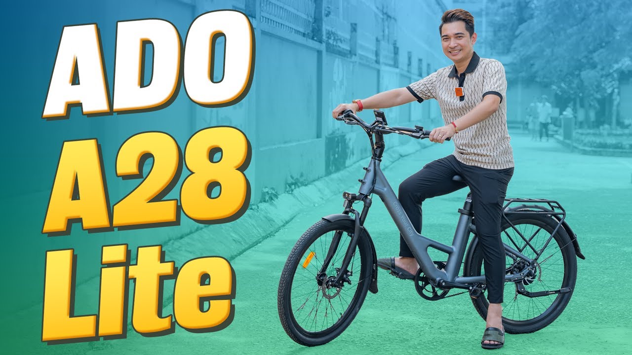 Lần đầu được trải nghiệm xe đạp trợ lực điện, thích thực sự - ADO A28 Lite !!!