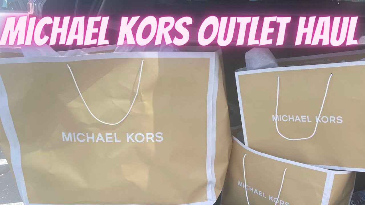 MICHAEL KORS OUTLET HAUL 2022 SIGNATURE PINK unboxing