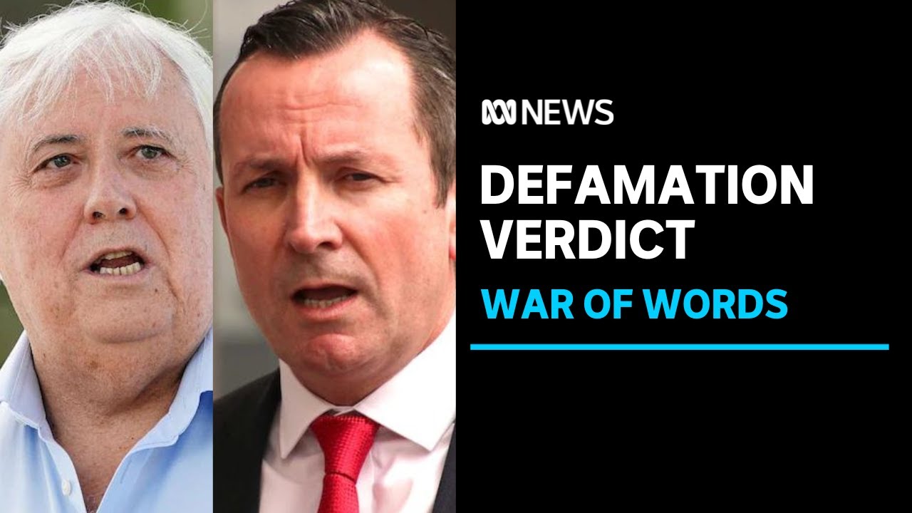 Clive Palmer and Mark McGowan hard border defamation case ends with both awarded damages | ABC News