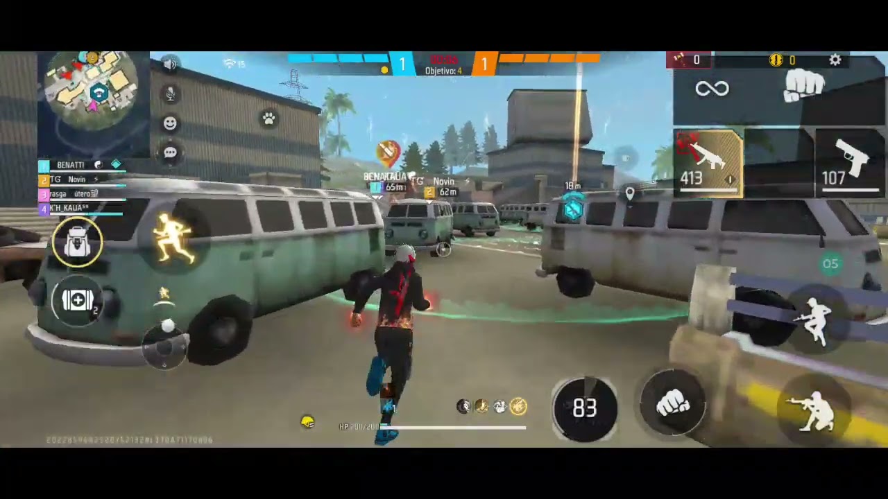 Buscando a elite no freefire-kael